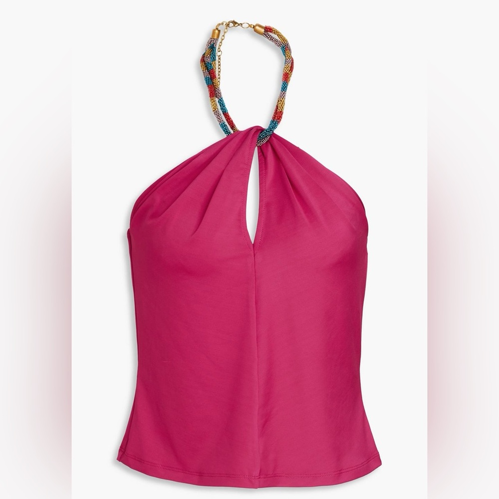 Veronica Beard Akeeva Halterneck Top